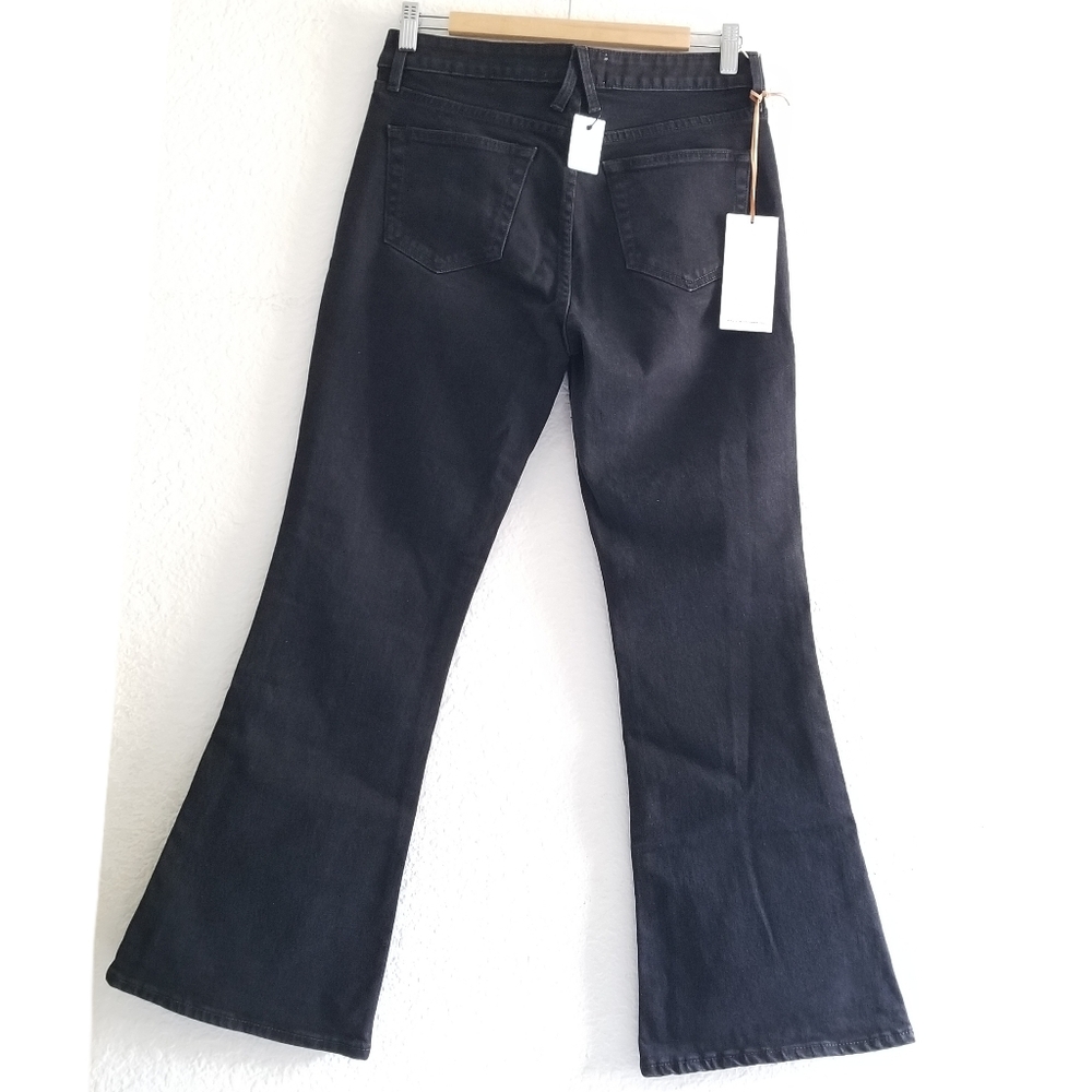 Slvrlake Crystal Bootcut Leg Jeans Size 28 Black - Picture 3 of 9